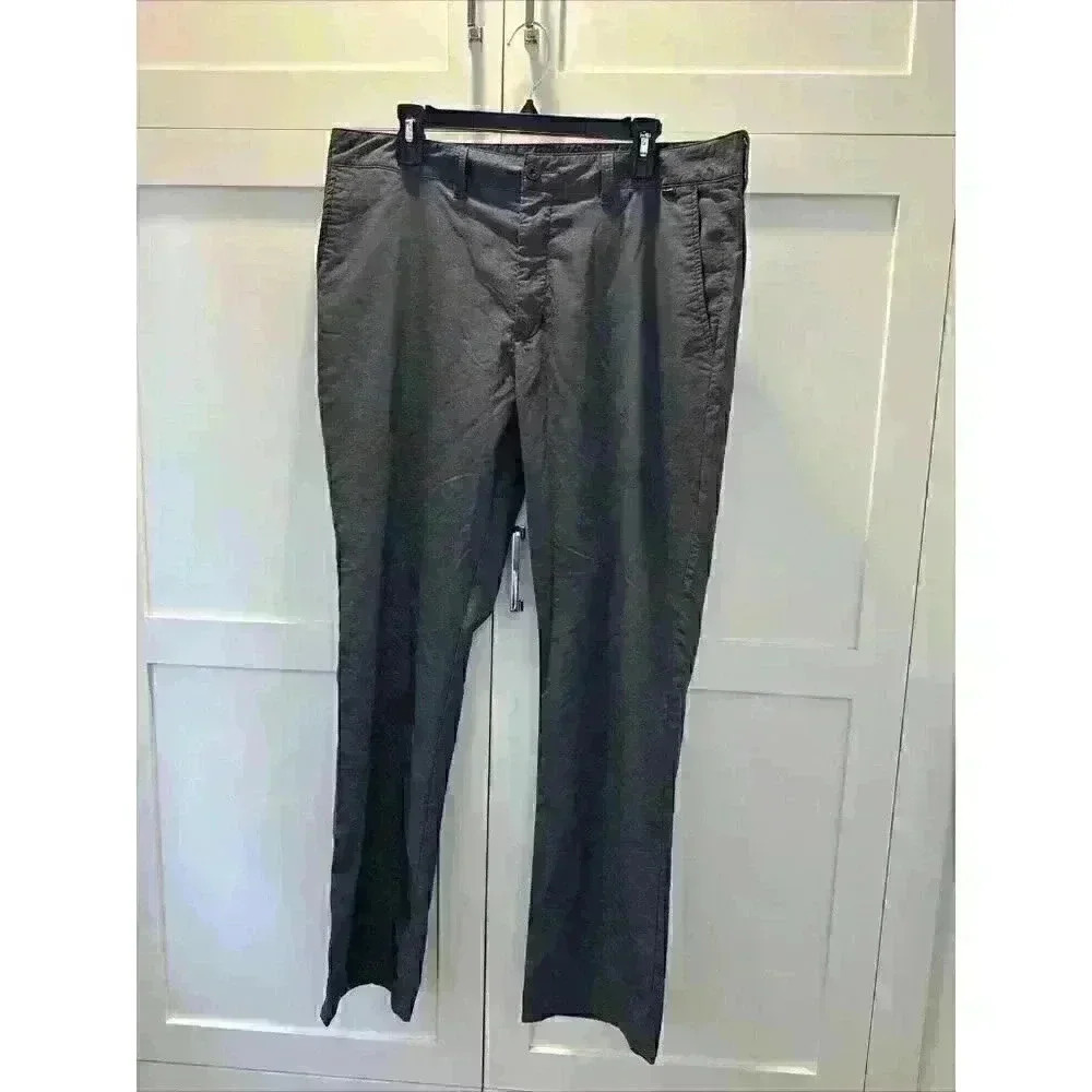 Travis Matthew Charcoal Gray Poly Slacks Pants Golf 38 x 32